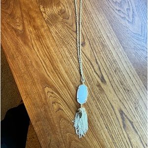 Kendra Scott Ivory and Gold long necklace